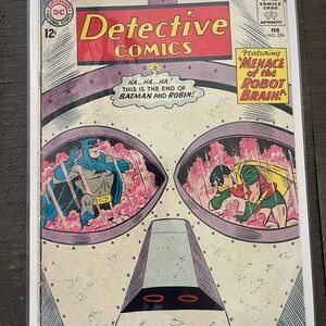 DC Comics Detective Cover with Menace of the Robot Brain